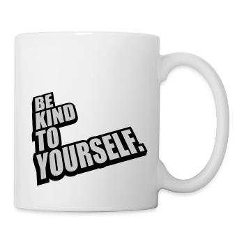 be kind to yourself - Mug - white - Right