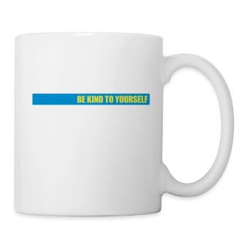 be kind to yourself - Mug - white - Right