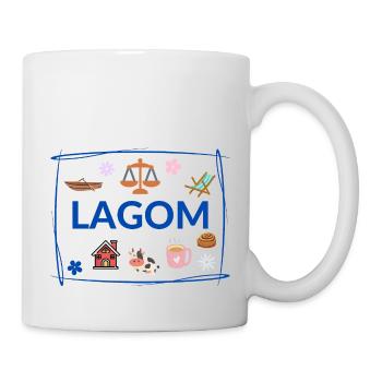 Lagom - Tasse - Weiß - Rechts