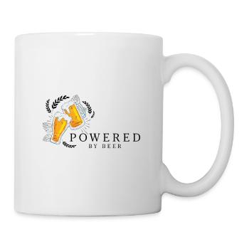 Powered by Beer Beer Toast - Mug - white - Right