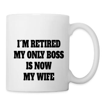 Pensioner Dad Retirement Grandma Start of retirement Grandpa - Mug - white - Right
