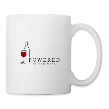 Powered by Red Wine Lovers - Mug - white - Right