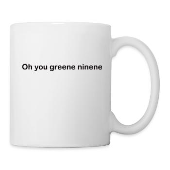 Ach du grüne neune - Tasse - Weiß - Rechts