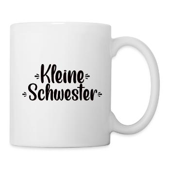Kleine Schwester - Tasse - Weiß - Rechts