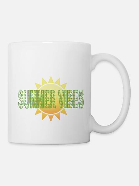 Summer Vibes - Tasse - Weiß