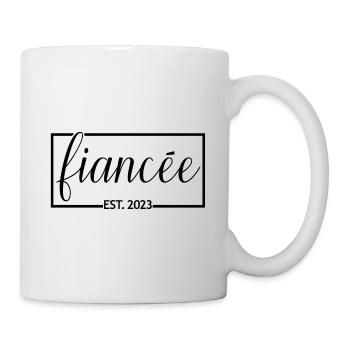 Fiancée Est. 2023 Engagement Bridal Shower Wedding - Mug - white - Right