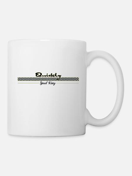 Quickly Speed King - Tasse - Weiß