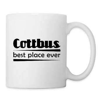 Cottbus - Stadt best place ever - Tasse - Weiß - Rechts
