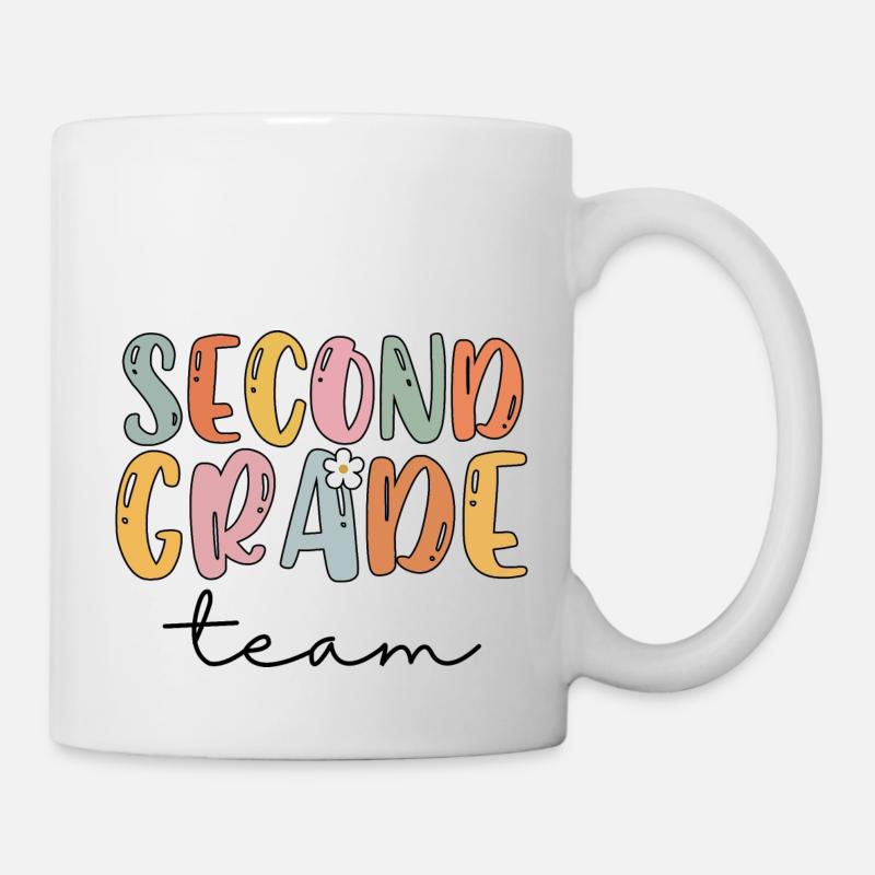 Team Second Grade Tribe Second Grade Teacher - Mug - white