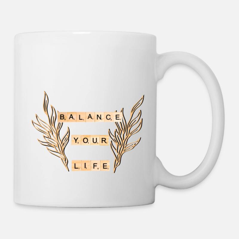 Équilibrez votre vie - Mug blanc - blanc