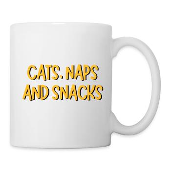 CATS NAPS AND SNACKS - Mug - white - Right