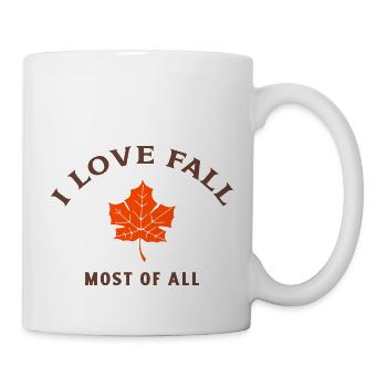 fall - Tasse - Weiß - Rechts