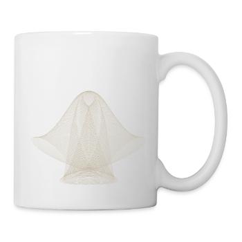 Conception de points abstraits - Mug blanc - blanc - Droite