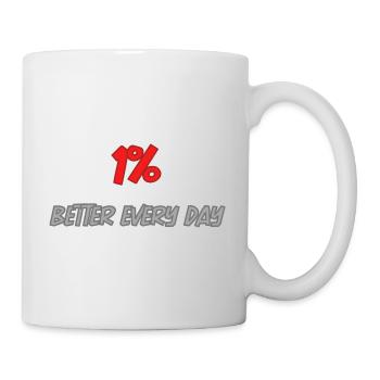 Gym Motivation - Tasse - Weiß - Rechts