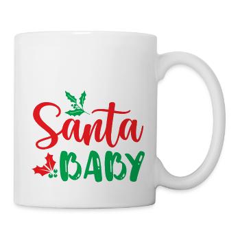 Santa baby - humour bébé - Mug blanc - blanc - Droite