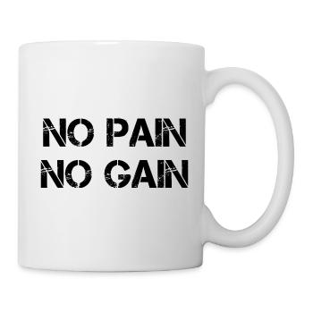 No Pain No Gain - Mug - white - Right