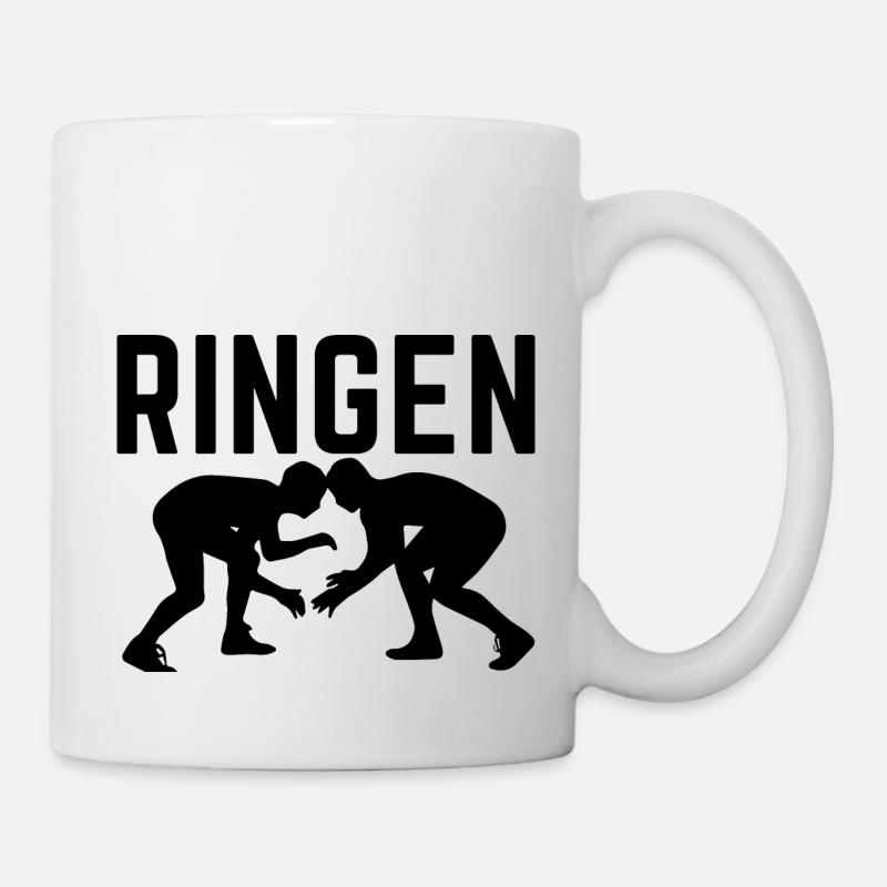 Ringen - Tasse - Weiß