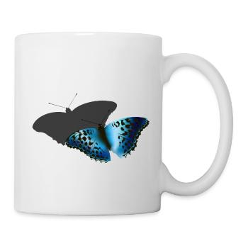 Blue Butterfly - Mug - white - Right