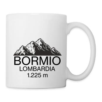 Bormio-Logo - Tasse - Weiß - Rechts