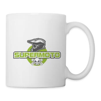 SUPER MOTO SUMO Helmet - Mug - white - Right