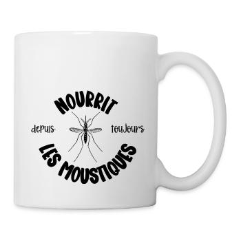 nourrit les moustiques - Mug blanc - blanc - Droite