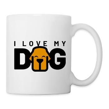 I LOVE MY DOG - Mug - white - Right