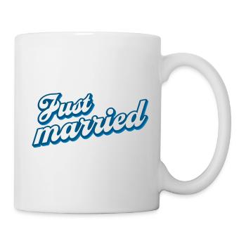 Just married married couple - Mug - white - Right