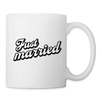 Just married married couple - Mug - white - Right