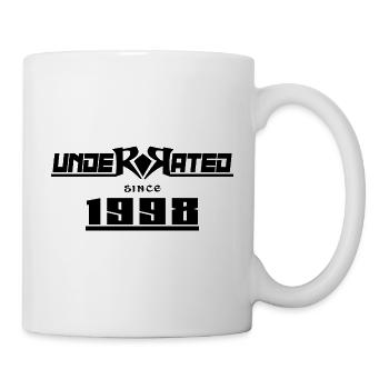 1998 anniversaire 24 ans 24e anniversaire sous-estimé - Mug blanc - blanc - Droite
