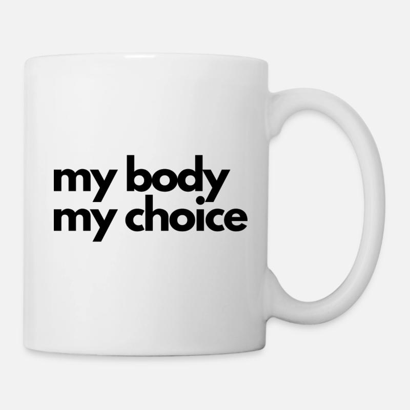 Mon corps, mon choix - Mug blanc - blanc
