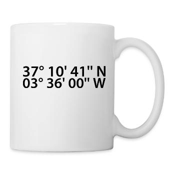 Granada Coordinates - Mug - white - Right