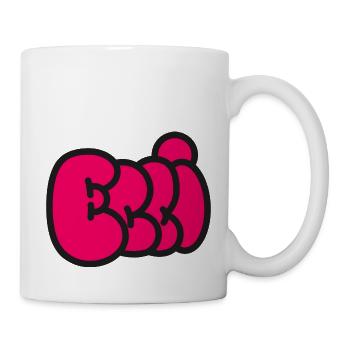 Ballonschrift ELLI - Tasse - Weiß - Rechts