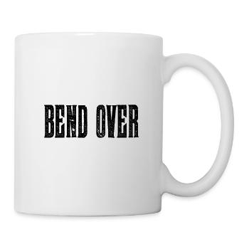 Penchez-vous sur des dictons drôles disant - Mug blanc - blanc - Droite