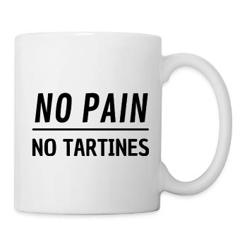 No Pain ... No Tartines - Mug blanc - blanc - Droite