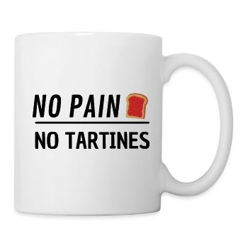 No Pain ... No Tartines... - Mug blanc - blanc - Droite