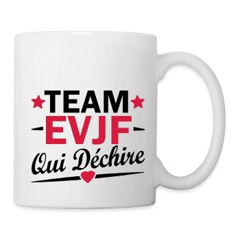 Team evjf qui déchire / humour evjf - Mug blanc - blanc - Droite