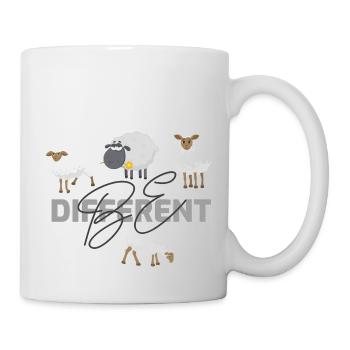 Be different - Tasse - Weiß - Rechts