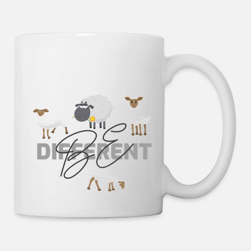 Be different - Tasse - Weiß