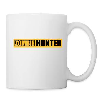zombie hunter Halloween Quote - Mug - white - Right