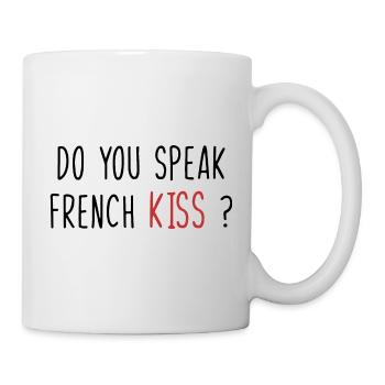 Do you speak french kiss ? - Mug blanc - blanc - Droite