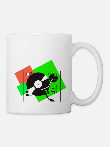 colorful turntables6 - Mug - white