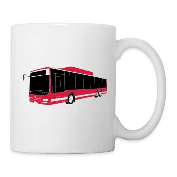 Stockholm bus - Mug - white - Right
