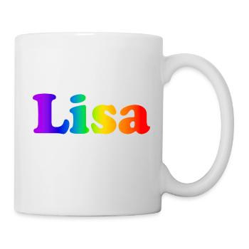 Lisa - Tasse - Weiß - Rechts