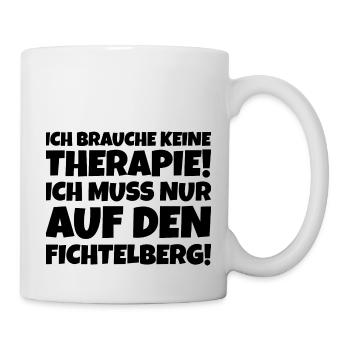 Fichtelberg Therapie - Tasse - Weiß - Rechts