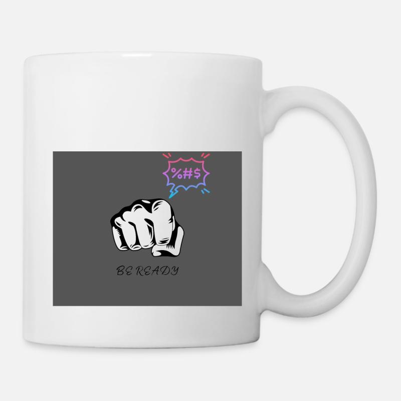 BE READY - Tasse - Weiß