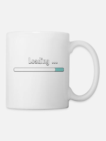 Loading...T-Shirt - Mug - white