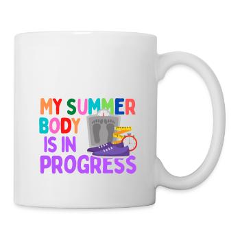 My Summer Body is in Progress - Mug - white - Right
