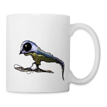 Blaumeise Zombie - Tasse - Weiß - Rechts
