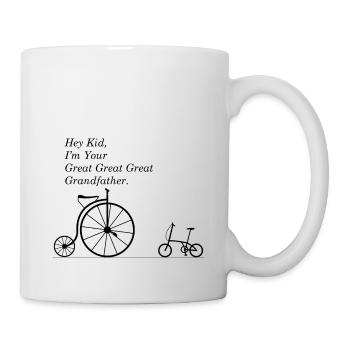 URGROSSVATER DES FAHRRADS - Tasse - Weiß - Rechts