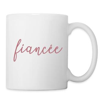 Fiancée Matching Engagement Wedding Honeymoon - Mug - white - Right